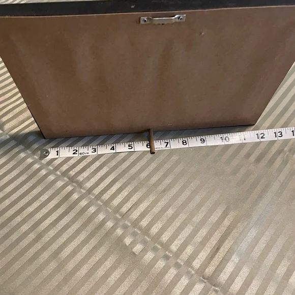 Folk Art Framed Sheep & Bunnies Wall Art - Neutral Tones - Picture 2 of 4